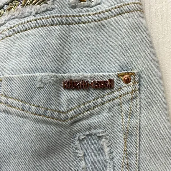 ROBERTO CAVALLI DESTROYED & PRETTY JEANS - Picture 6 of 11